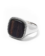 CUSHION ENCLOSED SIGNET RING