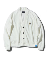 1ハートワッペンシャギーカーディガン