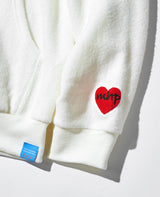 LEON別注 BIGハートワッペンジップフーディー