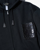 クロコポケット付きスウェットセットアップ