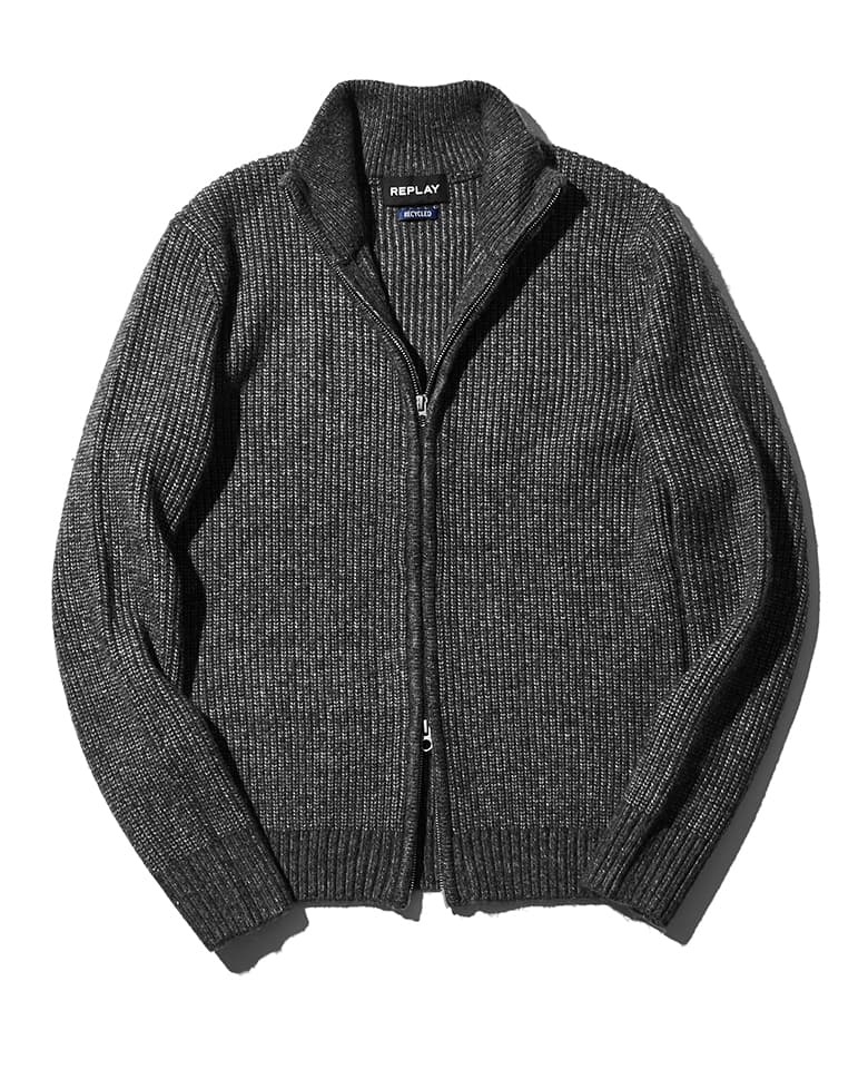 フルジッパーハイネックセーター – 買えるLEON