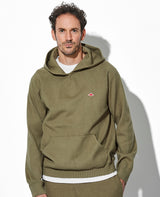 リサイクルファイバーニットセットアップ(セージメランジ)