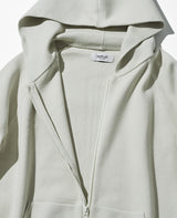 フロックプリント ニットフーディ