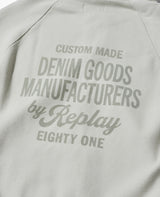 フロックプリント ニットフーディ