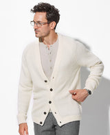 アルパカモヘアカーディガン