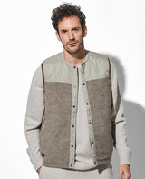 ウールフリースリバーシブルベスト