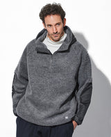 ウールフリースオーバーサイズフーディー