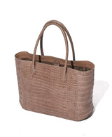 ポロサスクロコダイルオープントートバッグ