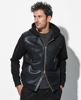 LEON別注 ストレッチスウェードセットアップ(ブラック)