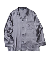 パジャマ シルクサテン無地