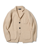 カシミアカーディガンジャケット