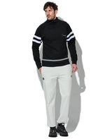 レイヤード ハイネック ニット