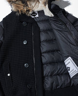 ボンバーダウンブルゾン