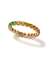 レインボーエタニティリング