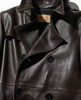 トレンチコート グロッシーレザー