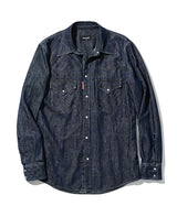 デニム ルレックス ファッション ウエスタンシャツ