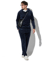 ストライプフリースパンツ