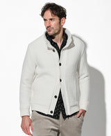 裏付きニットアウター