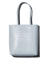 本クロコダイル スリムハンドルトートバッグ