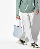 本クロコダイル スリムハンドルトートバッグ