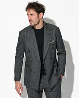 グレーセットアップフルコーディネート3点セット