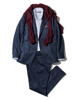 ネイビーセットアップフルコーディネート4点セット