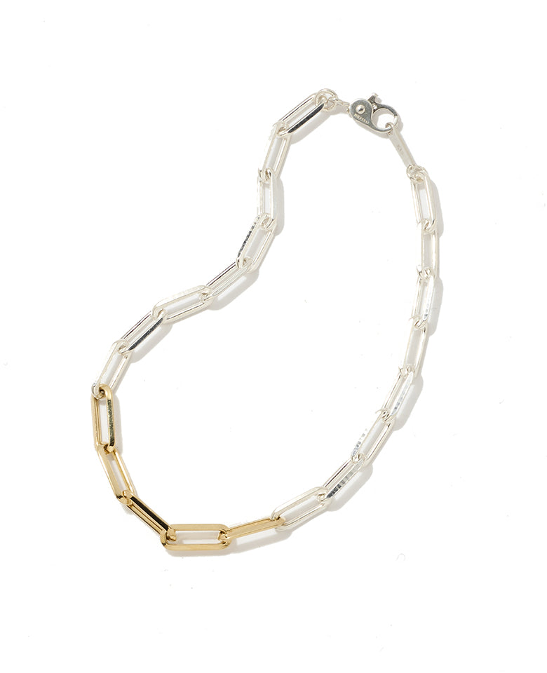 【付属品完備】マルチカラーチェーンブレスレット トライアングルロングチェーンバイカラーブレスレット – 買えるLEON