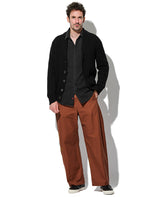 ショールカラーカーディガン