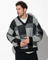 サンタモニカ シャギー Vネックセーター