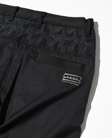 ジオメトリックウェーブ キルティングパンツ