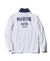 ボアネック ハーフジップ プルオーバー