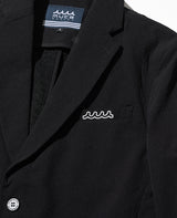 ストレッチナイロンセットアップ(ブラック)