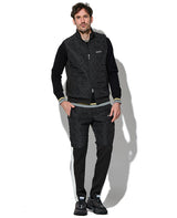 ジオメトリックウェーブ キルティングセットアップ(ブラック)