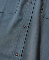 ウールシャンブレーシャツ