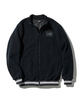 スタンドカラー フリースブルゾン