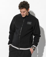 スタンドカラー フリースブルゾン