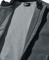 スタンドカラー フリースブルゾン