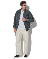 スタンドカラー フリースブルゾン