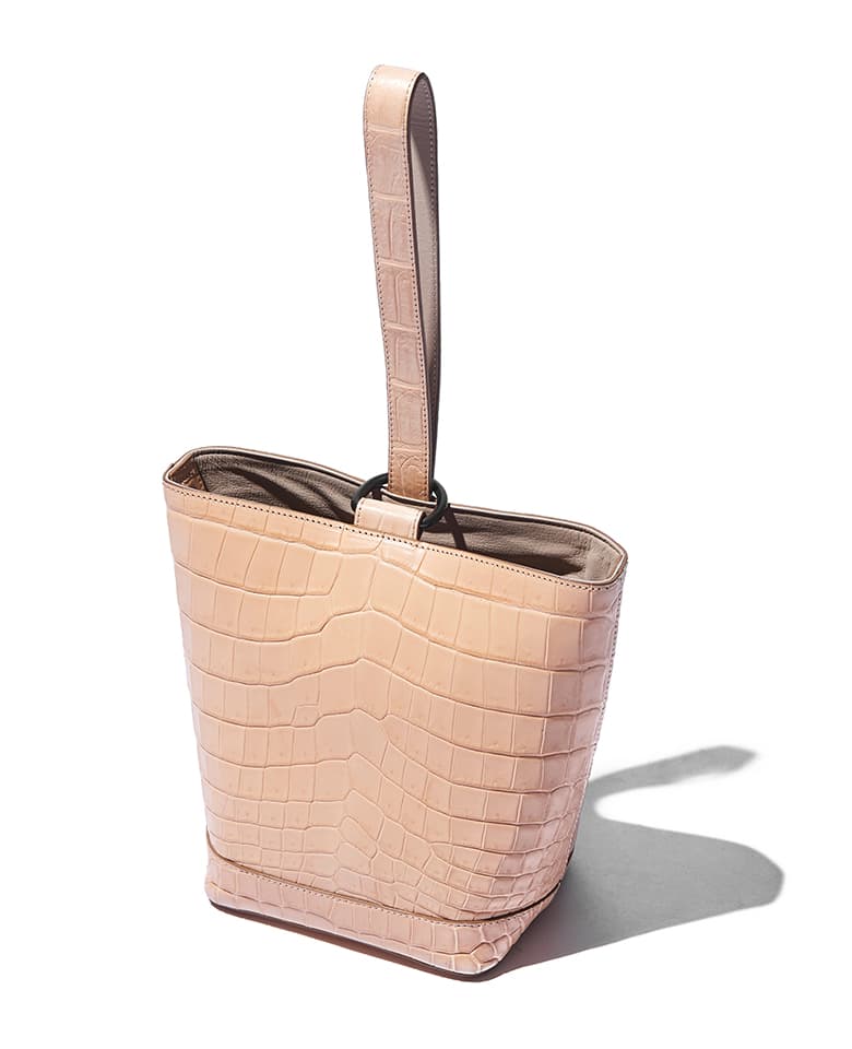 本クロコダイル革 リングワンハンドルバッグ – 買えるLEON