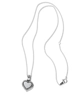 HEART ENCLOSED SIGNET PENDANT