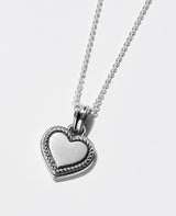 HEART ENCLOSED SIGNET PENDANT