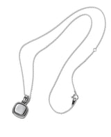 CUSHION ENCLOSED SIGNET PENDAN
