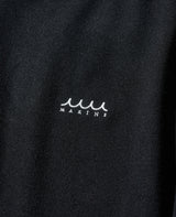 アームラインニット プルパーカー