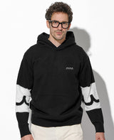 アームラインニット プルパーカー