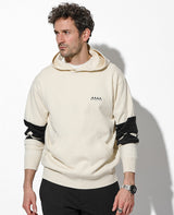 アームラインニット プルパーカー