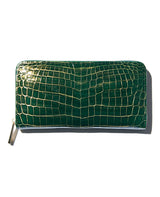 シャイニングクロコグリーン×ゴールド