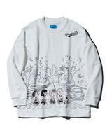 LEON別注 3D スウェットクルー