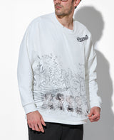 LEON別注 3D スウェットクルー