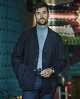 シープスエード ノーカラージャケット / オーブ