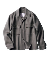 ダブルフェイスウールジャケット